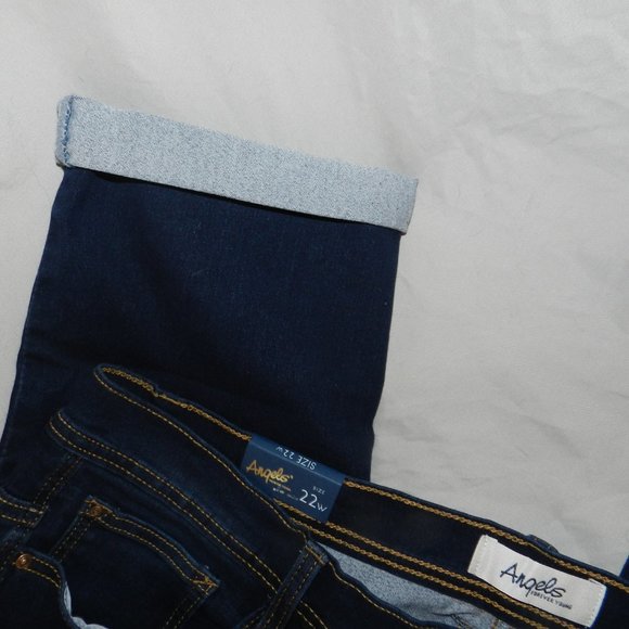 Angels forever Young Tummy Slimming Manhatten Styled Jeans Plus Womens 22W - Picture 6 of 9